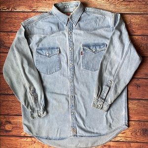 Levi’s Vintage Acid Wash Jean Shirt